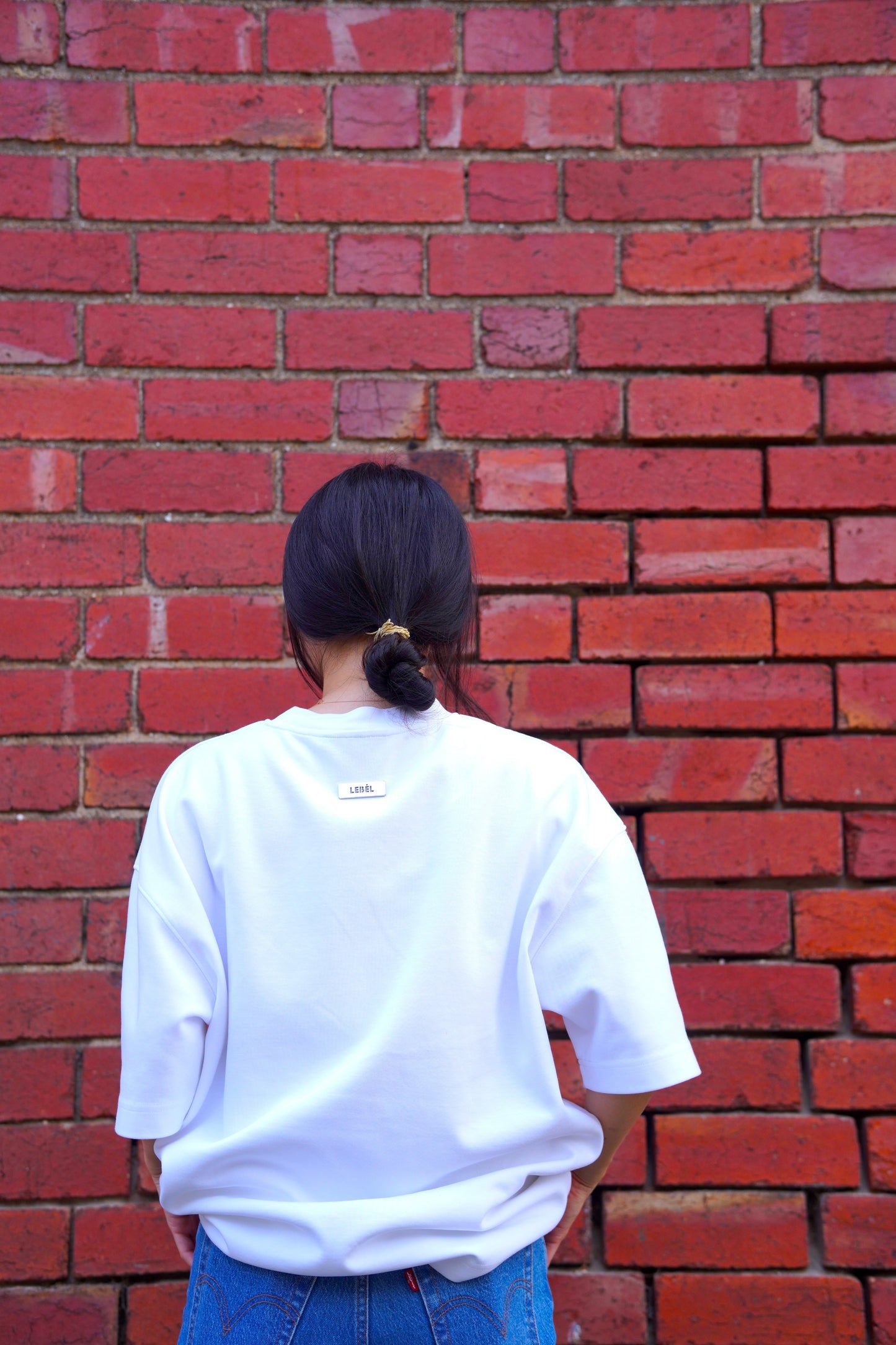 Signature Tees with Metal Hardware White V1