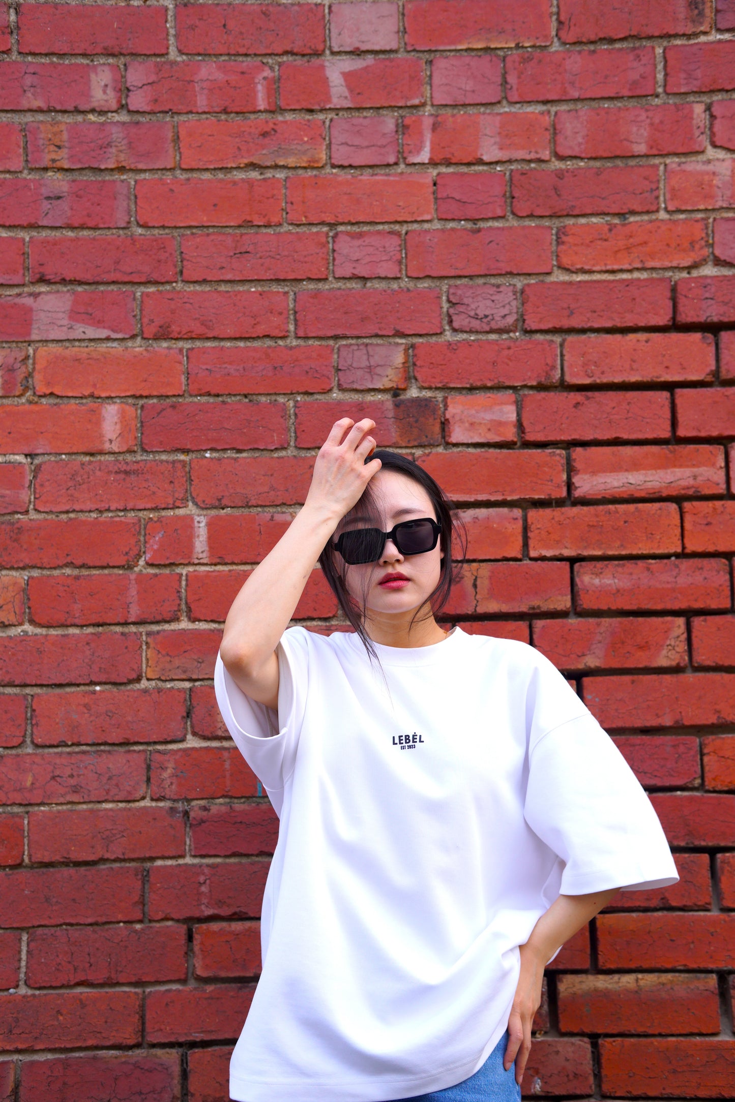 Signature Tees with Metal Hardware White V1