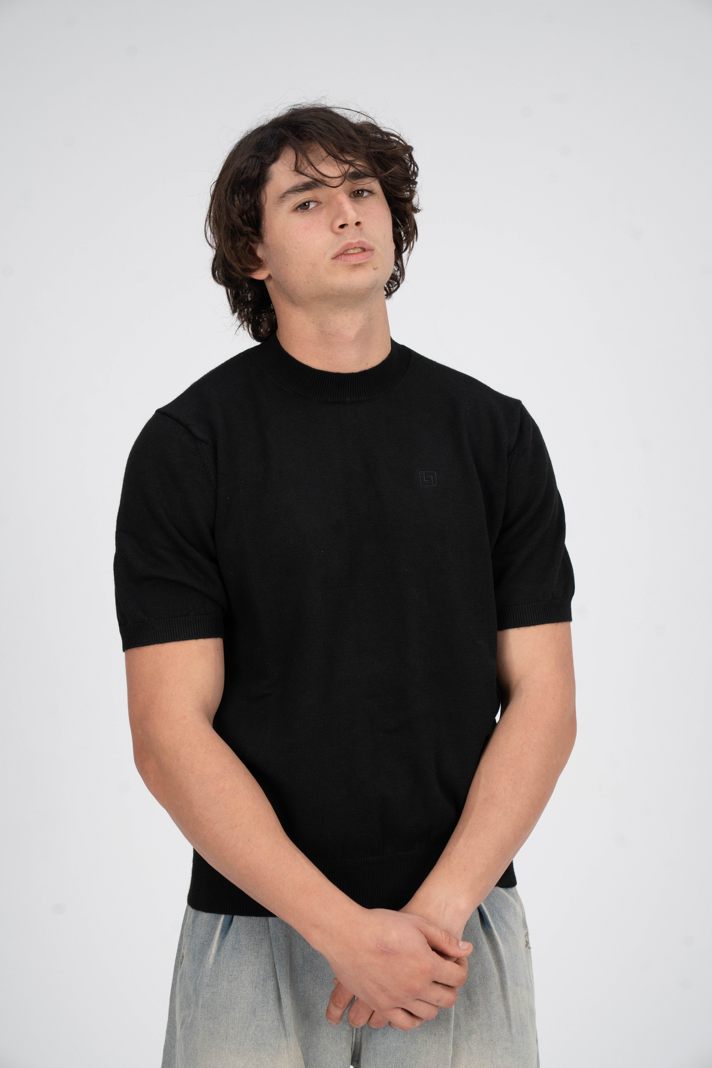Short Sleeve Sweats Black