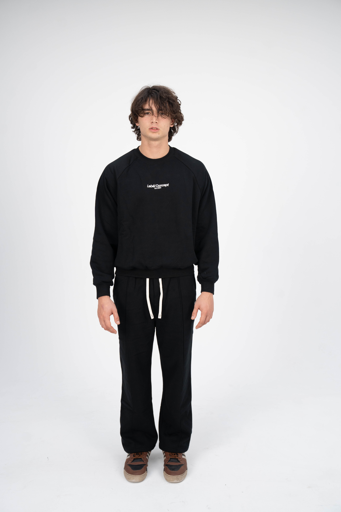 Sweatpants Solid Black