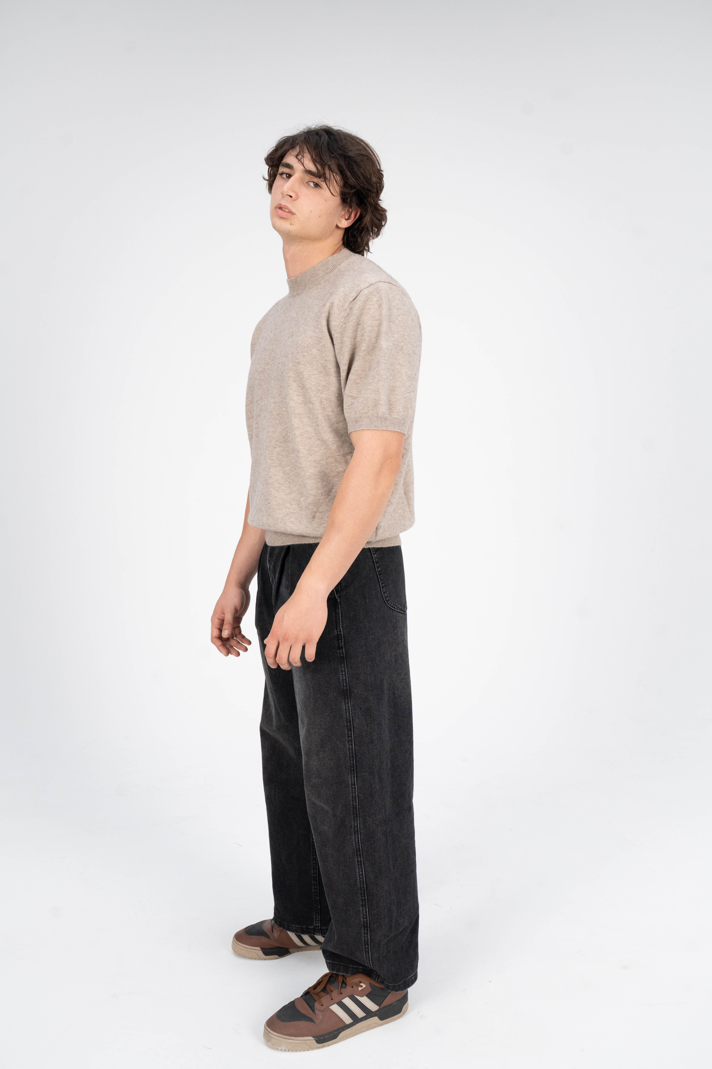 Short Sleeve Sweats Khaki