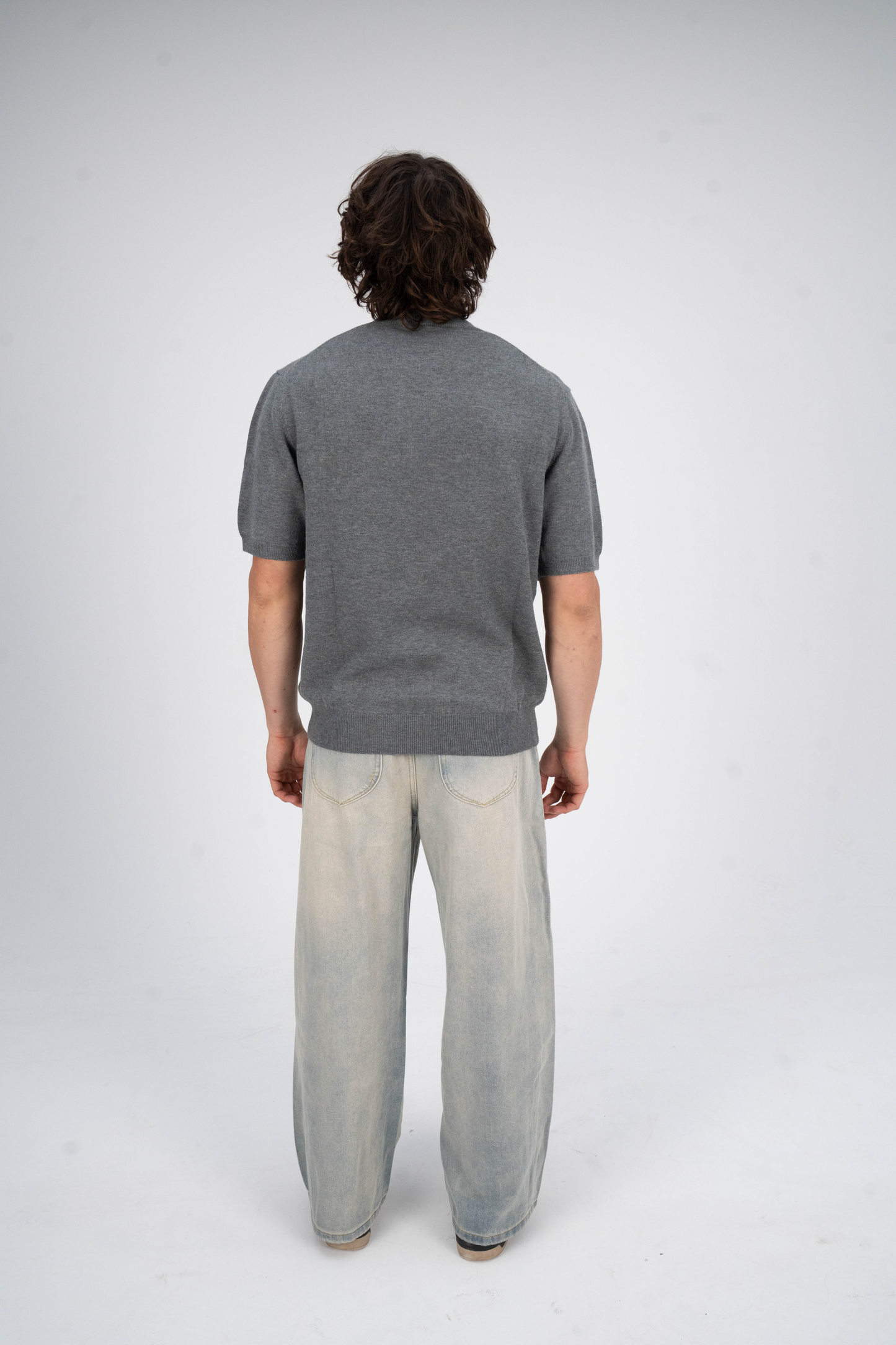 Short Sleeve Sweats Grey