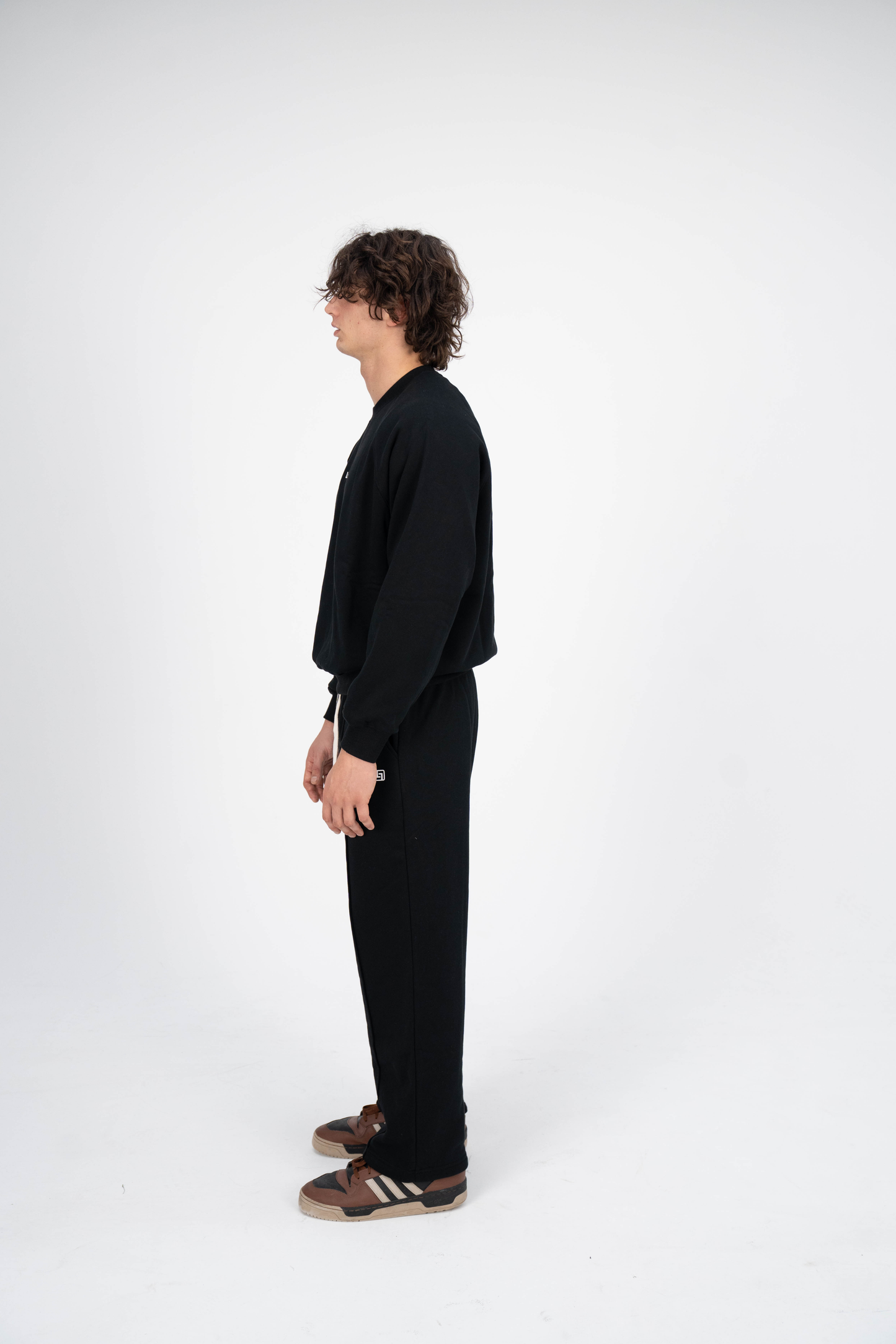 Sweatpants Solid Black
