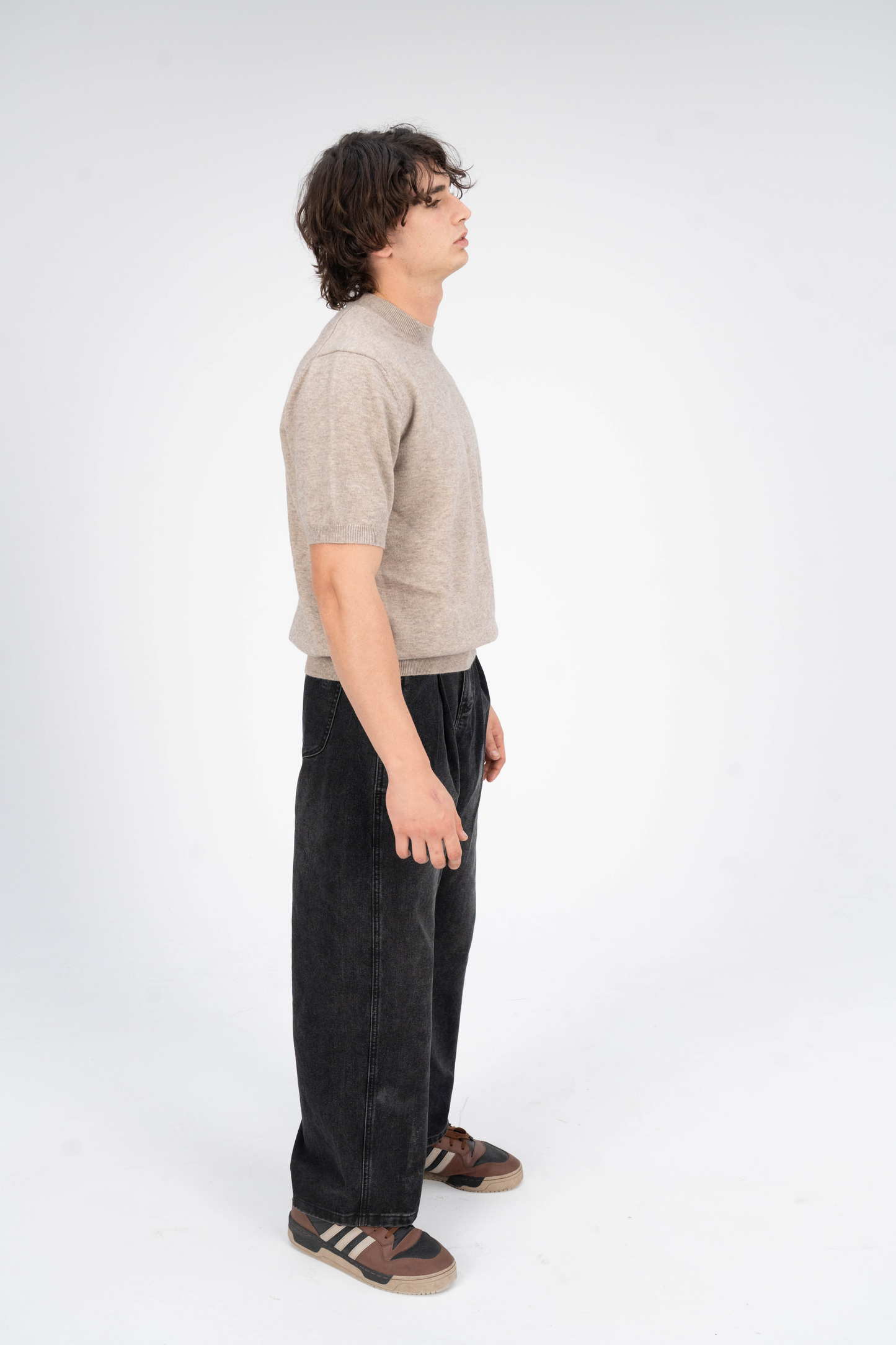 Short Sleeve Sweats Khaki