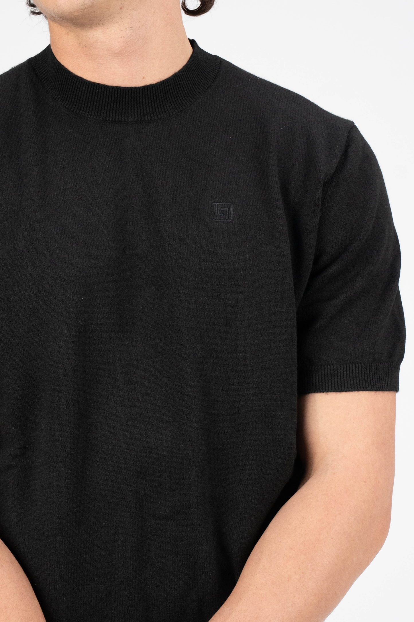 Short Sleeve Sweats Black