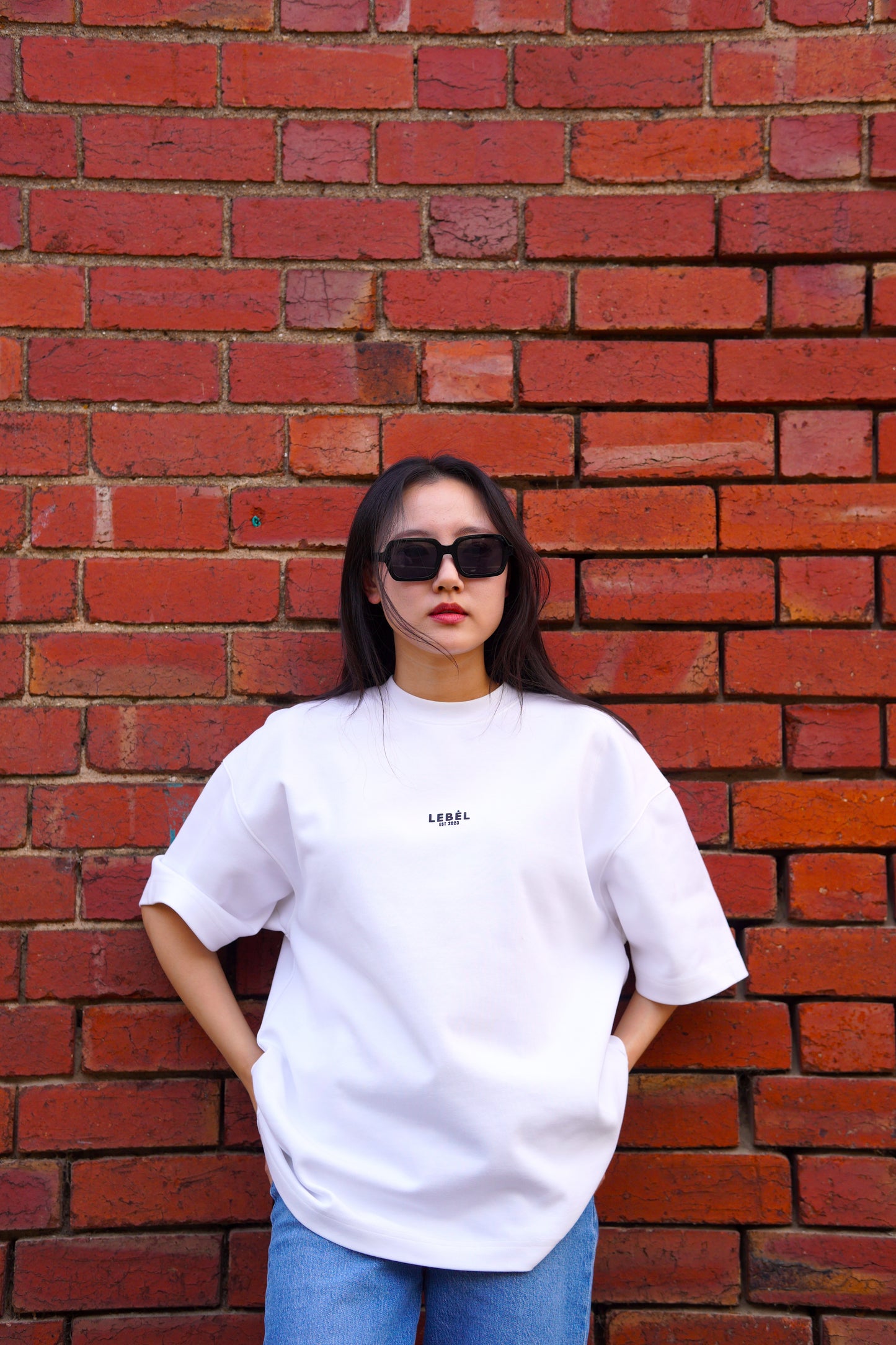 Signature Tees with Metal Hardware White V1