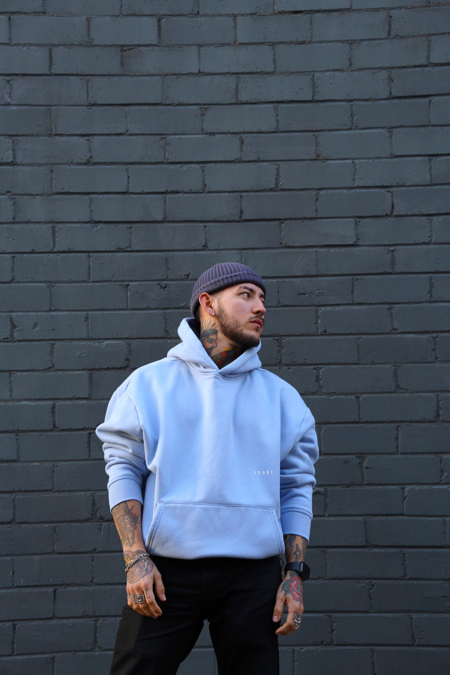 The Polar Fleece Hoodie - Azure Blue