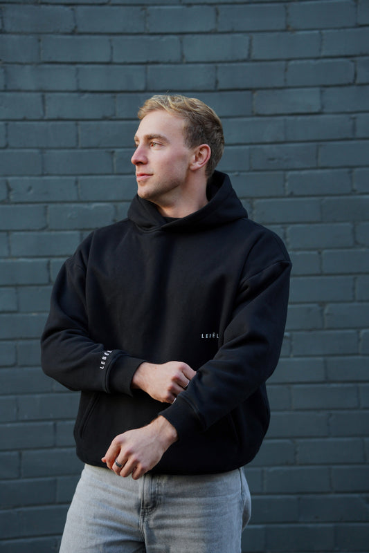 The Polar Fleece Hoodie - Midnight Black