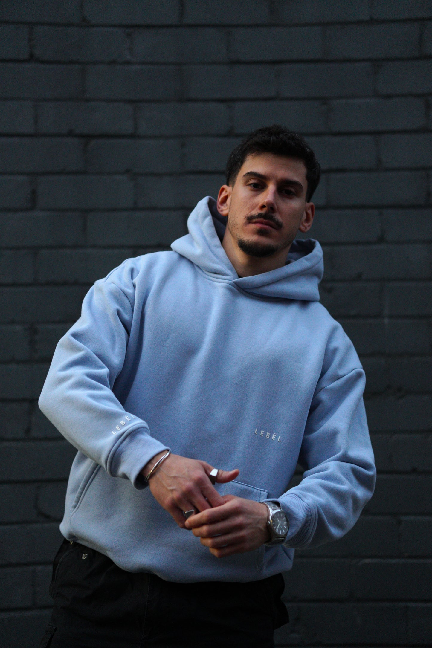 The Polar Fleece Hoodie - Azure Blue