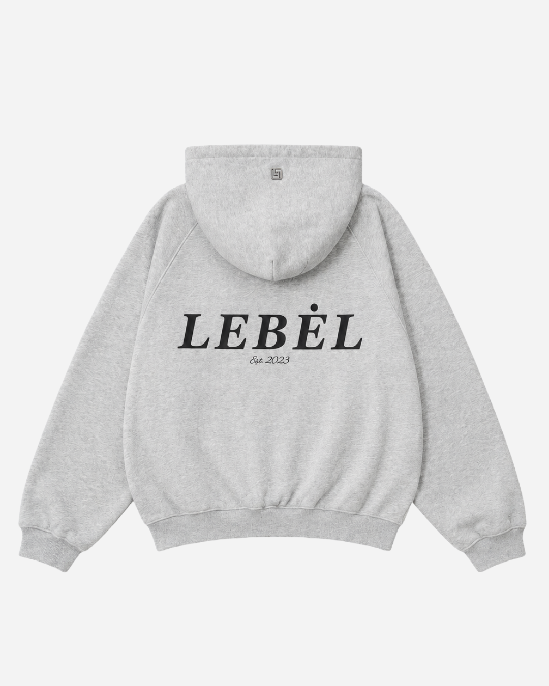 Double Zipper Hoodies Grey