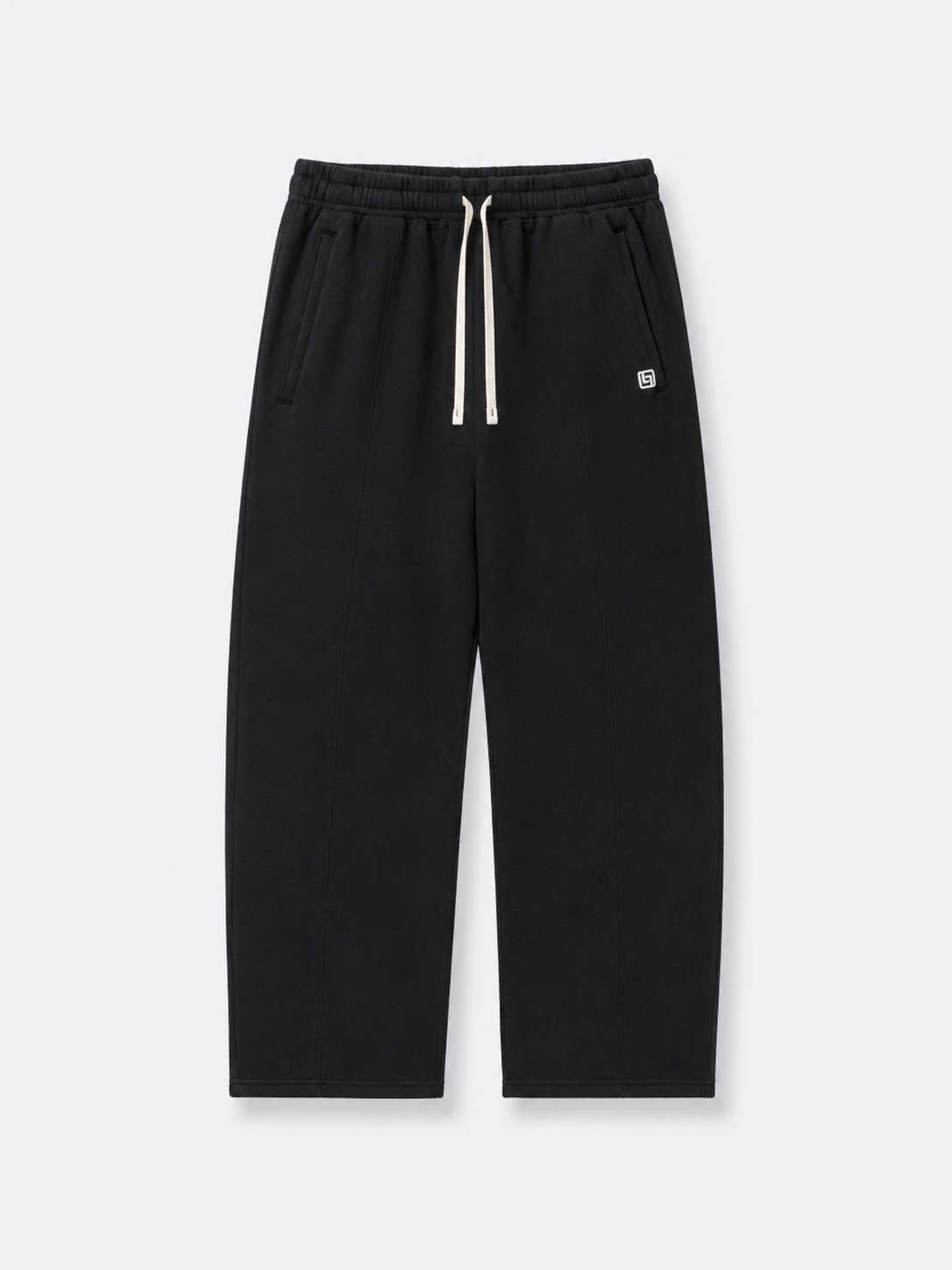Sweatpants Solid Black