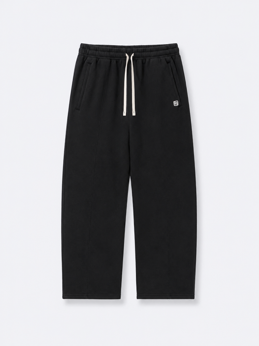 Sweatpants Solid Black