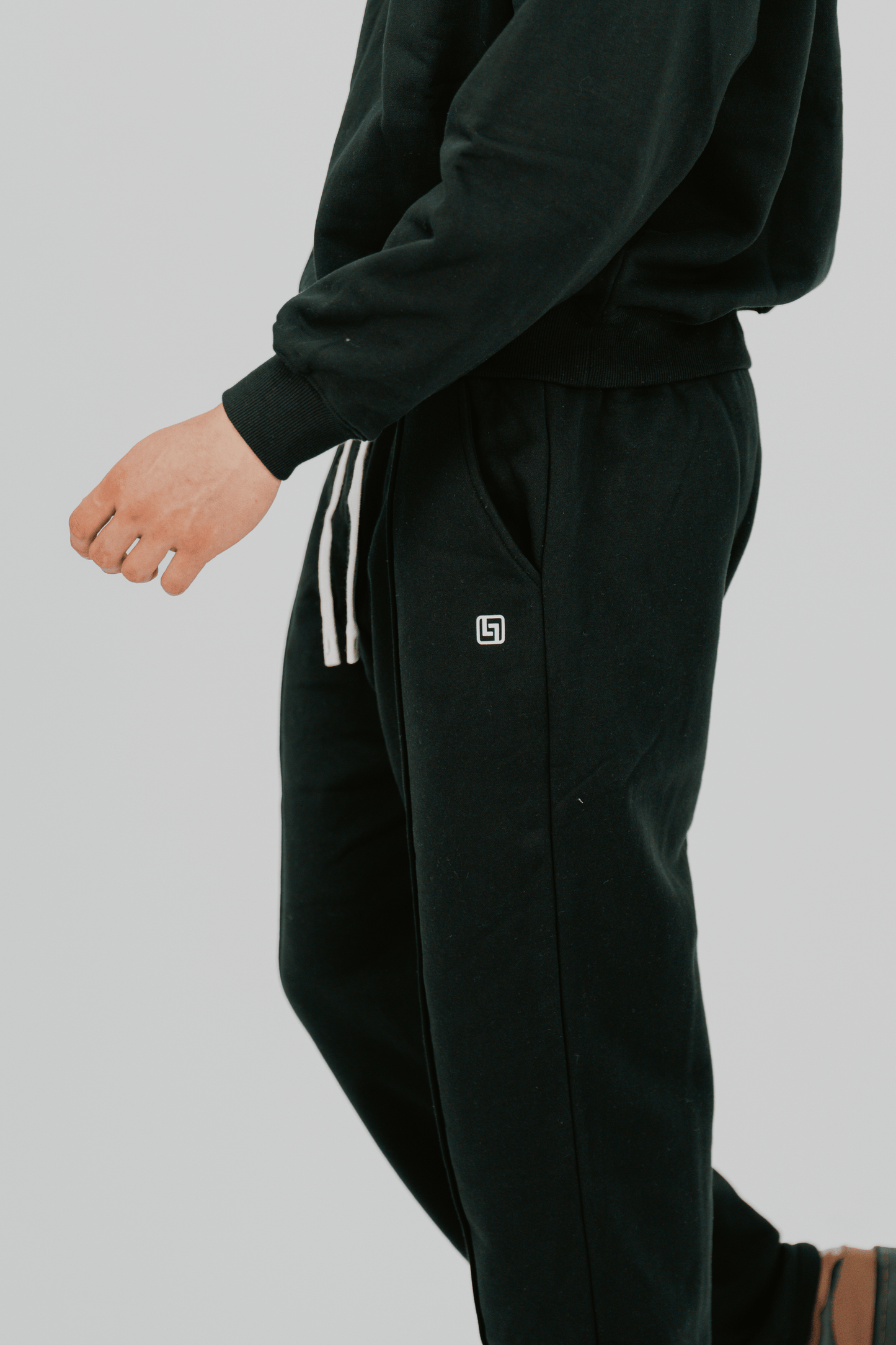 Sweatpants Solid Black